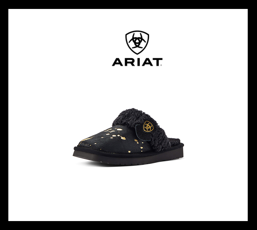 Ariat Women's Jackie Exotic Square Toe Slipper: Elegance Meets Cozy Luxury Ariat Women's Jackie Exotic Square Toe Slipper: Elegance Meets Cozy Luxury