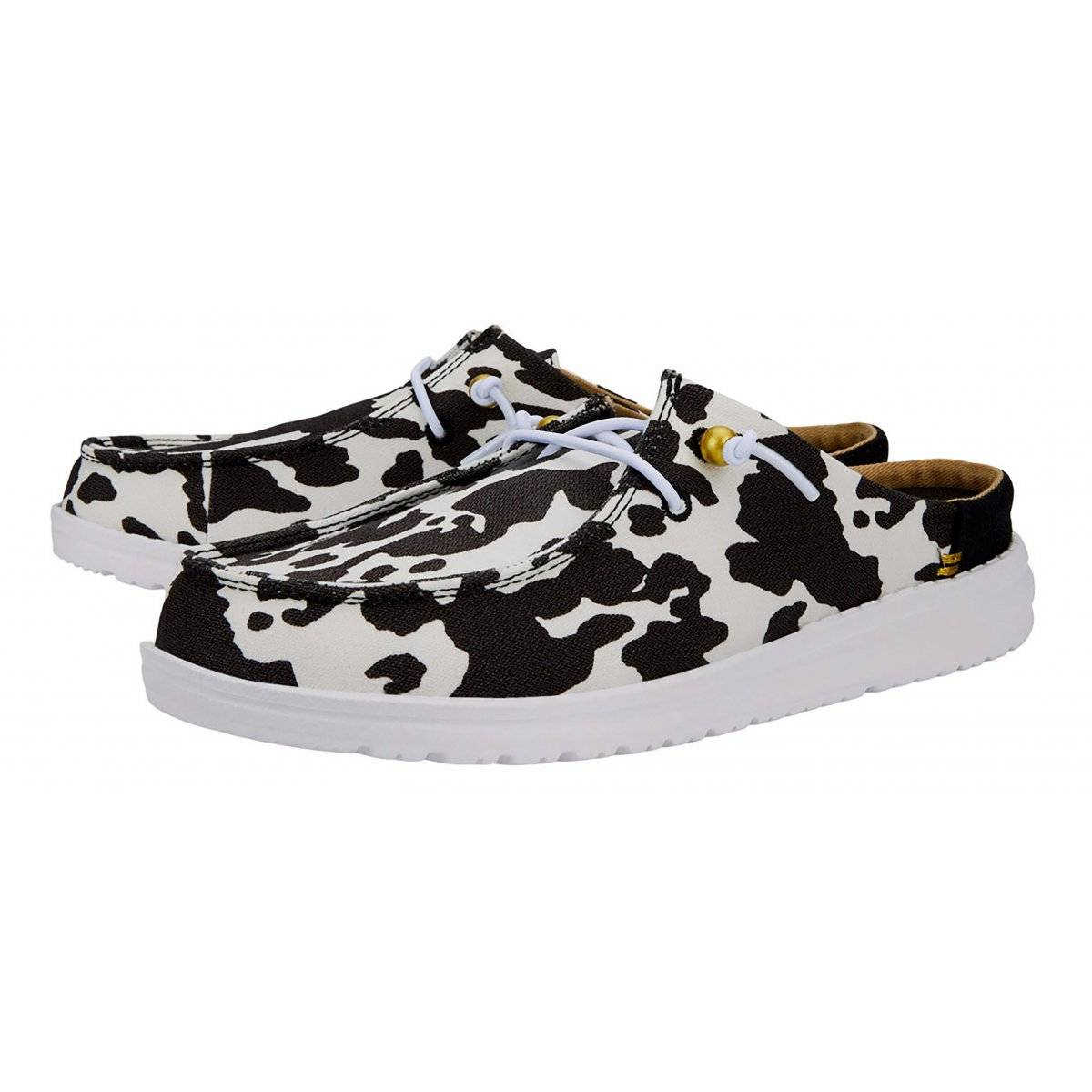 Dude Wendy Boho Hey Dude Cow Shoes WENDY BOHO COW WILD 40480-0WF