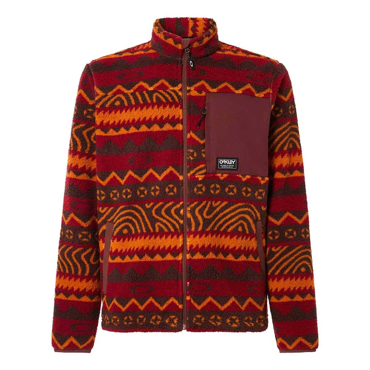 OAKLEY カラフルジャケット ハイネック Oakley Men's Mountain Fire Sherpa Jacket