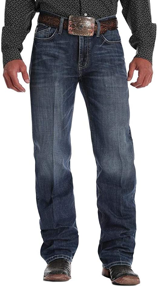 【IONSEOUL】Rear pin tuck boot cut denim 4FM130 BKE Aiden Boot Stretch Jean - Men's Jeans in Springhill | Buckle