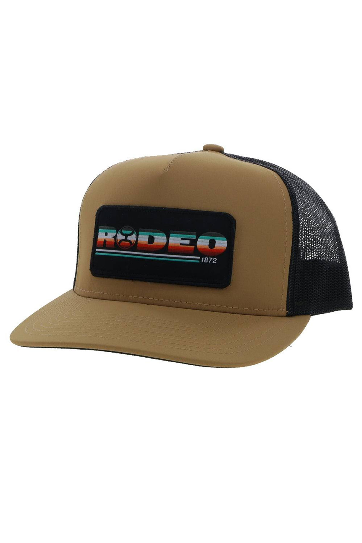 Hooey Rodeo Trucker Hat Mesh Back Snapback Patch Cap Hats - 2253T-TNBK