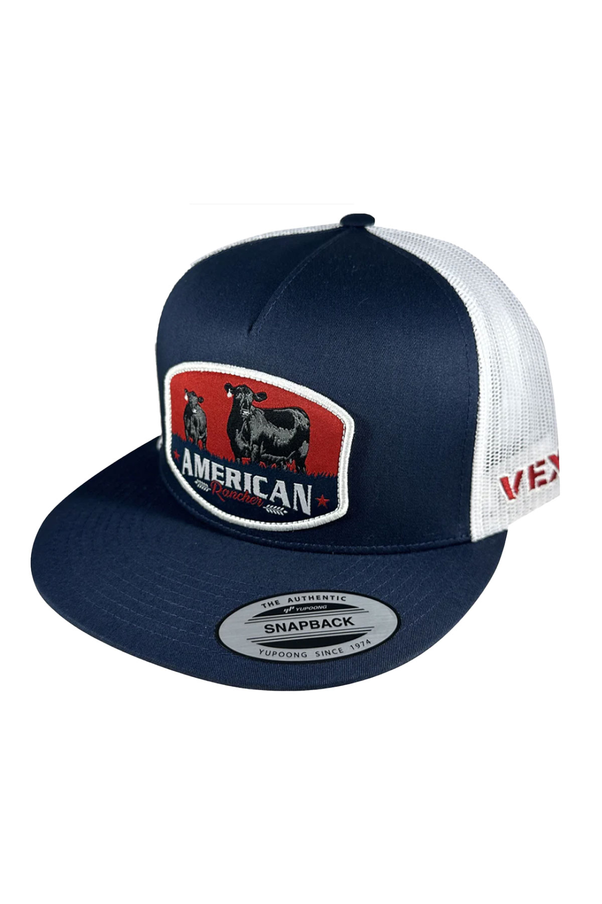 Vexil Unisex American Rancher Angus Cow/Calf Mesh Back Snapback