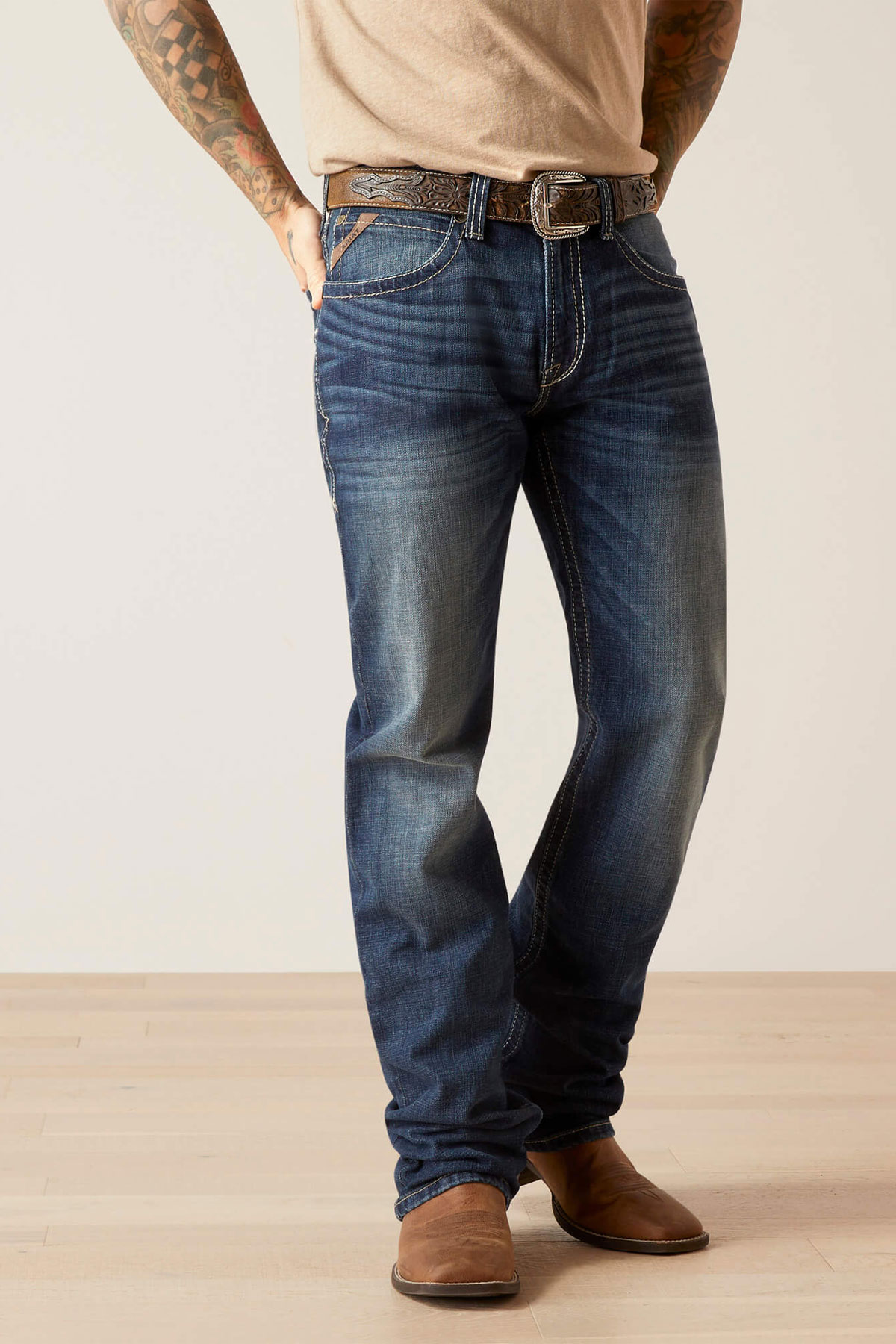 Ariat Men's M4 Handley Boot Cut Straight Denim Jeans