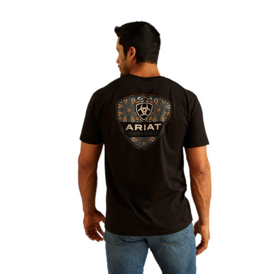 T-shirt Ariat Femme - Foin Bleu Marine - Taille XS - Neuf