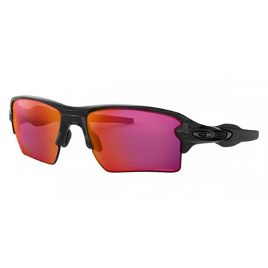 Oakley Men's Flak 2.0 XL Polished Black & Prizm Field Sunglasses