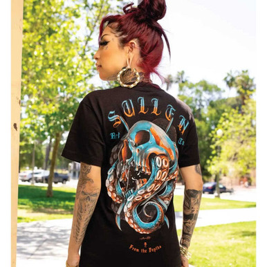 Sullen Unisex Cephaloskull Standard Black Short Sleeve T Shirt Tee