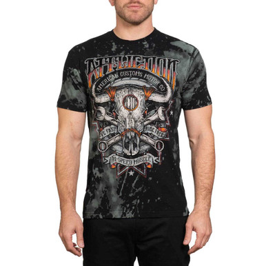 Affliction Men's Hi Speed Muscle Black Short Sleeve T-Shirt Tee