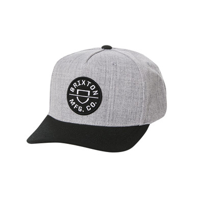 Brixton Men's Crest Mp Snapback Patch Cap Hats - 11001