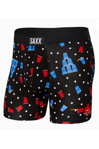 Saxx Underwear Men's Vibe Super Soft Boxer Brief - SXBM35-BBC