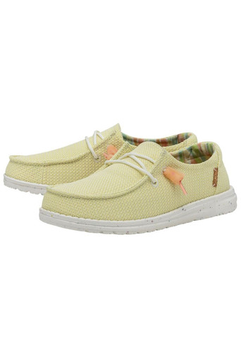 Hey Dude Women s Wendy Knit II Lime Shoes 40061 320