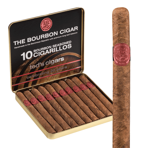 TEDS Bourbon Cigarillo 10ct Tin