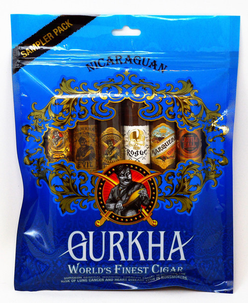 GURKHA Sampler Blue Asst 6pk