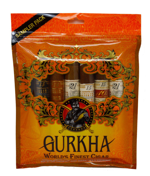 GURKHA Sampler Orange Asst 6pk