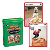 Webber Photo Cards Let's Predict, educational card game featuring images of a dog, pizza, and a skier for predicting and learning. Webber Photo Cards Let's Predict, educational card game featuring images of a dog, pizza, and a skier for predicting and learning.