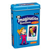 Imagination Questions Fun Deck, image of colorful story cards featuring children and fantasy creatures for creative questioning and storytelling.