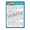 Photo Feeling Fun Deck, game ideas instruction card for a children's educational card game.