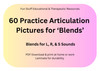 60 Practice Articulation Pictures for 'L, R & S' Blended Sounds