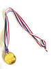 50 Winner Medals on Ribbon (plastic)