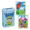 What Are They Asking? Fun Deck, educational card game featuring illustrations of children and animals with question marks for learning questions and answers.
