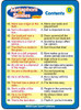 Educational card game, teaching sentence completion with fill-in-the-blank sentences and multiple-choice options for kids. Educational card game, teaching sentence completion with fill-in-the-blank sentences and multiple-choice options for kids.
