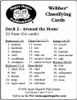 Webber Classifying Cards