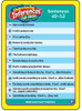 Understanding Inferences Fun Deck, educational flashcards displaying sentences numbered 40 to 52 for practicing inference skills.
