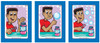 Bubble Fun Toy, a cartoon boy blowing soap bubbles with a wand from a jar labeled Bubble Fun in three step sequence