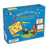 Vocabulary chipper chat opened box with chips and cards showing