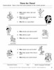 Ask & Answer "WH" Fun Sheets