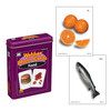 Webber photo cards food set, including bananas, hamburgers, and cherry images for educational or game use.