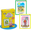 What Could Be the Reason...? Fun Deck, educational card game for children with illustrated cards depicting scenarios like a girl putting on sunscreen and a boy reaching for a TV, aimed at encouraging reasoning skills.