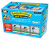 Sequencing Verb Tenses educational game, colorful box with cartoon children and animals illustrating progressive verb forms for grades K and up