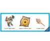 Educational toy set, colorful clay or playdough modeling kit with various shaped molds for craft activities, plant leaf imprint, and shell texture molds.
