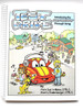 Test Drive, children's educational workbook cover with cartoon characters and a red racecar streaming music notes.