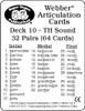 Webber Articulation Cards Set 2