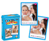 Irregular Verbs Fun Deck, educational card game for learning irregular verbs with images and sentences.