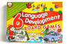 Language Development Board Games, educational board game for children featuring various game components and colorful illustrations.