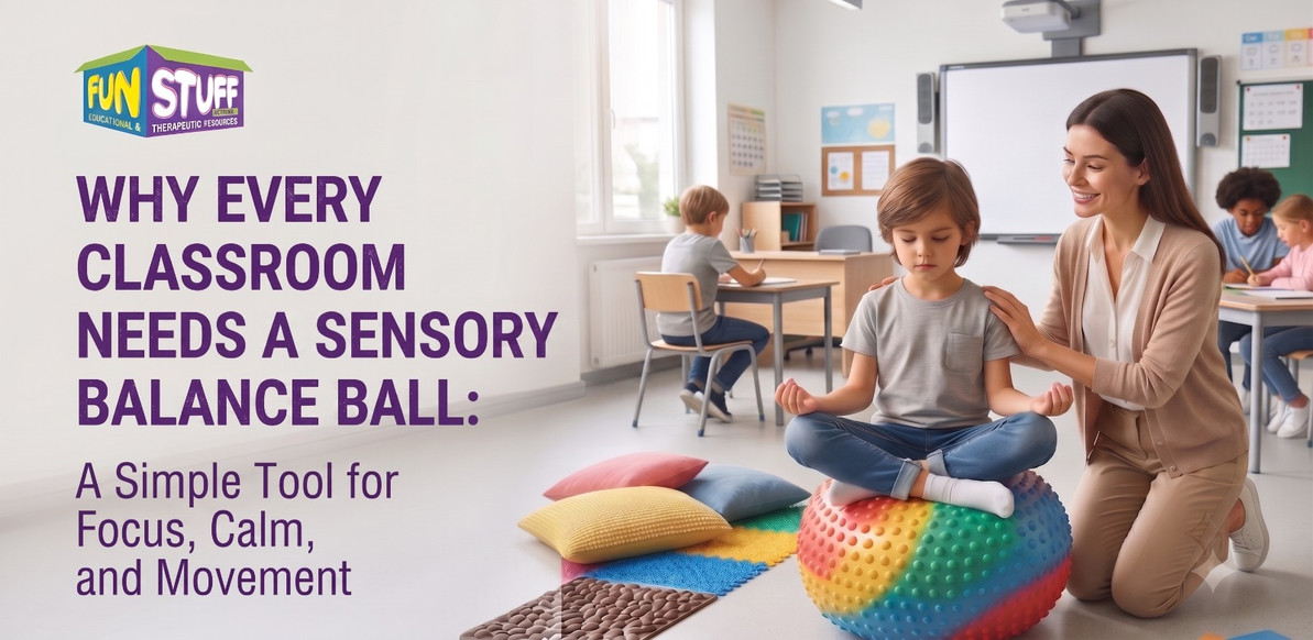 Why Every Classroom Needs a Sensory Balance Ball: A Simple Tool for Focus, Calm, and Movement