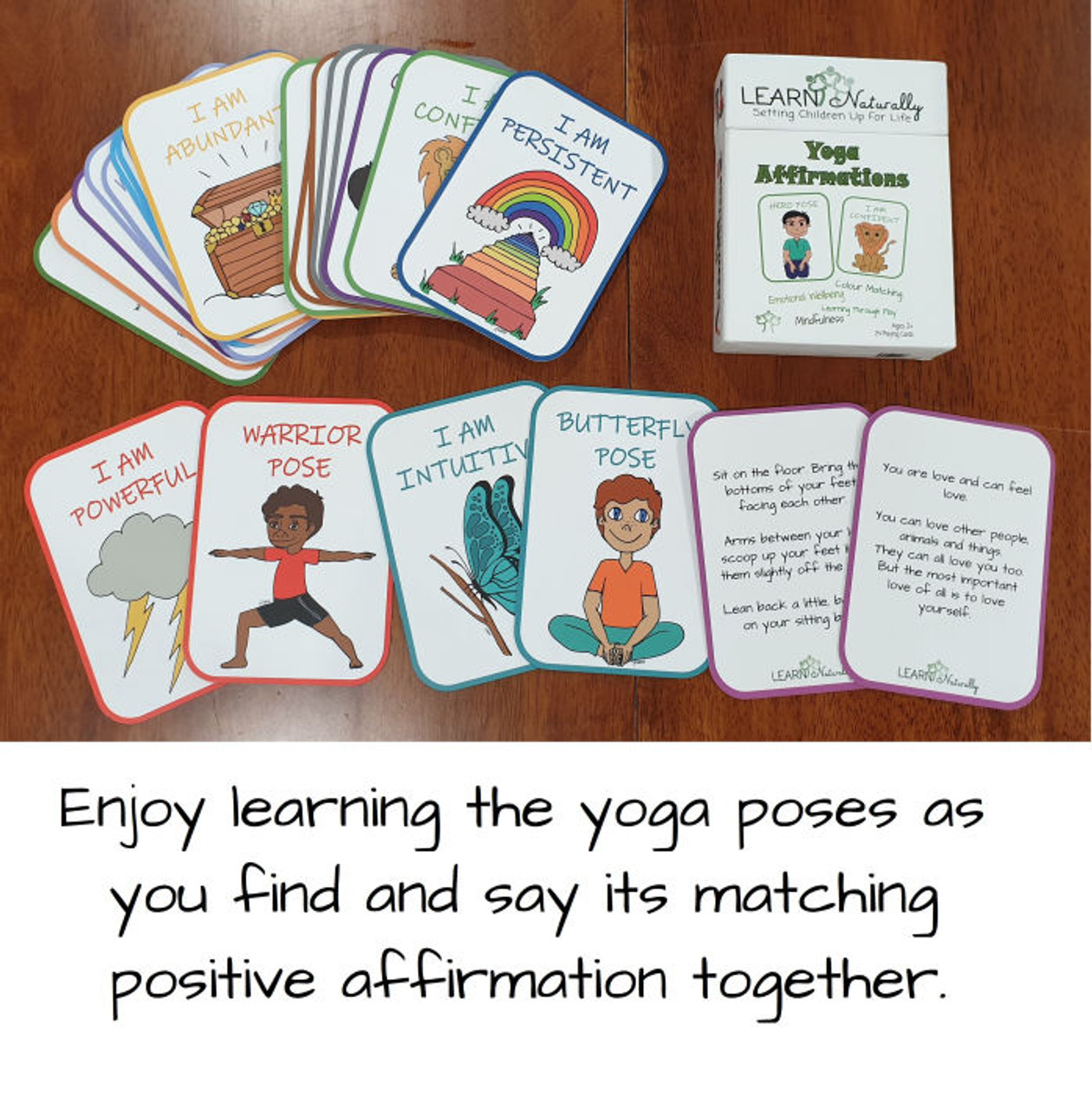 Myga Affirmation Yoga Pose Cards