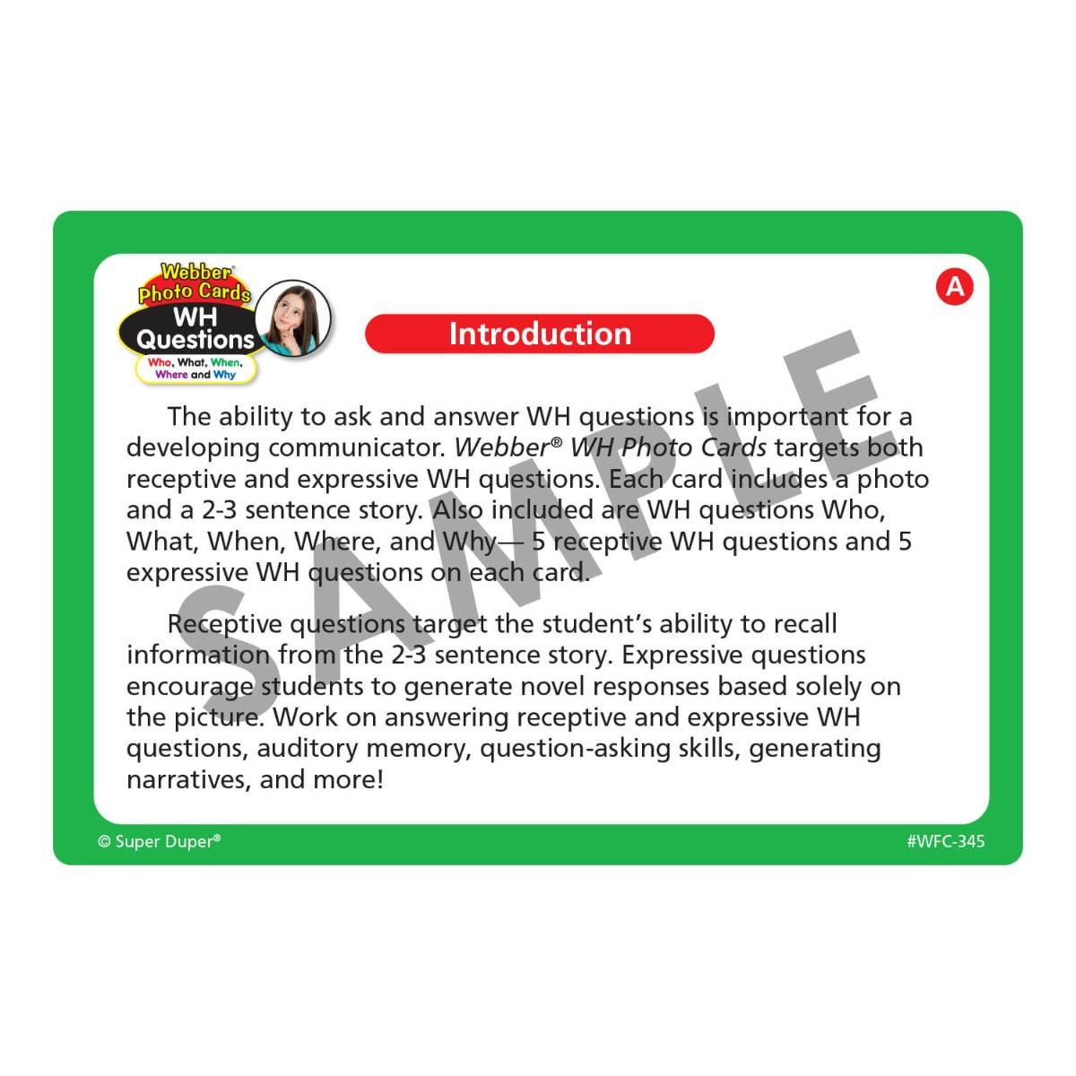 Super Duper Publications | Webber® Photo Cards - Following Super Duper Publications | Webber® Photo Cards - Following
