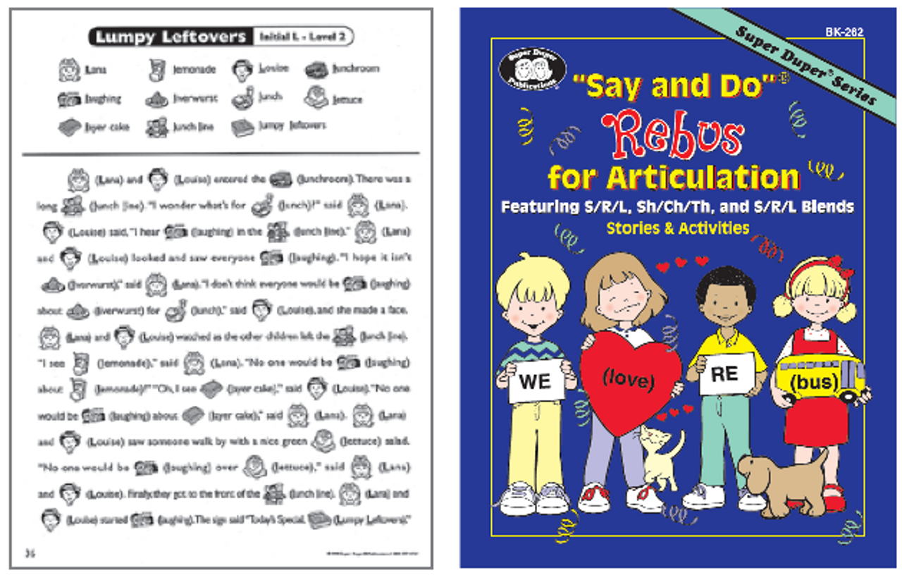 Say  Do Rebus For Articulation Fun Stuff Educational  Therapeutic  Resources