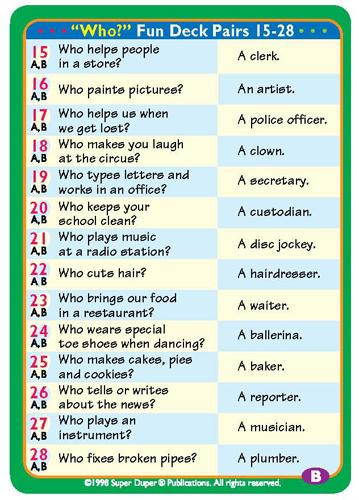 Ask & Answer WH Question Cards - Where?
