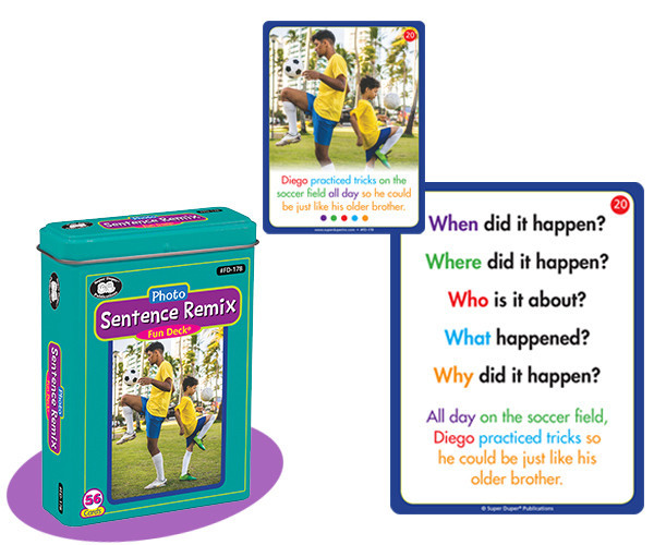 Photo Sentence Remix Fun Deck - Funstuff Educational