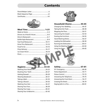 Functional Sequencing Activity Sheets for Daily Living Skills