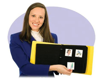 Large Communication Book (4 Velcro Pages)