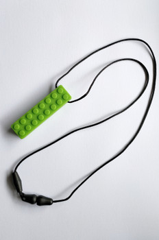 Lego Brick - Sensory Chewing Necklace  - Food Grade (2 piece)