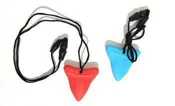 Shark Tooth - Sensory Chewing Necklace  - Food Grade (2 piece)