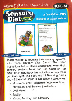 Sensory Diet Cards - 2nd Ed. - Slight Scratch on tin