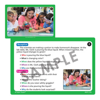Webber® Photo Cards – WH Questions Webber® Photo Cards – WH Questions