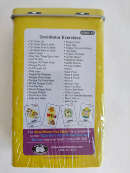 "Can Do" Oral-Motor Fun Deck - Dented Tin